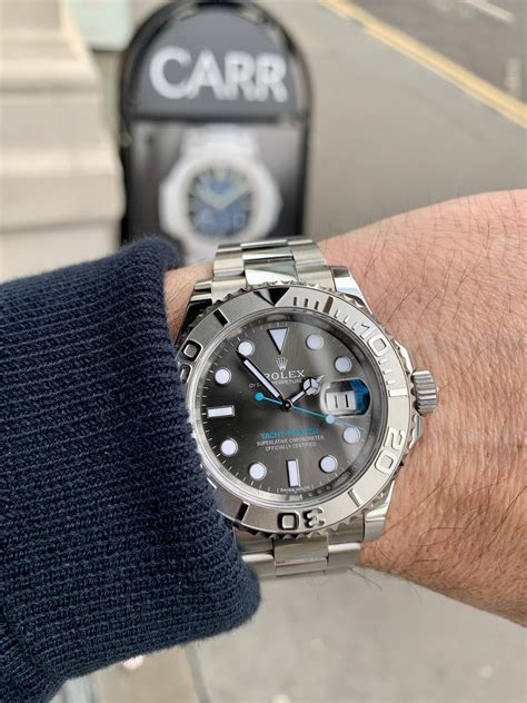 rolex yachtmaster stainless steel platinum sizes|yacht master 40 Rolex.